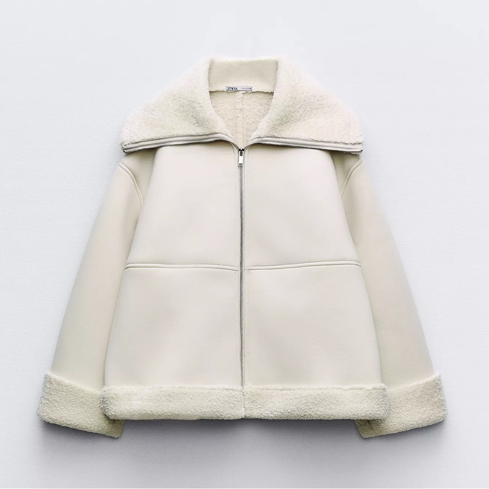 Zara Women's Cream Jacket